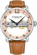 Stührling Original Herreklokke 3914.2 Legacy Beige/Lær Ø42 mm