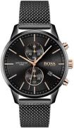 Hugo Boss Herreklokke 1513811 Associate Sort/Stål Ø42 mm