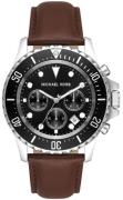 Michael Kors Herreklokke MK9054 Everest Sort/Lær Ø45 mm