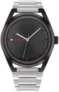 Tommy Hilfiger Herreklokke 1791767 Sort/Stål Ø44 mm