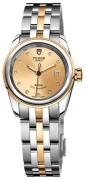 Tudor Dameklokke M51003-0003 Glamour Date Champagnefarget/18 karat