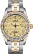 Tudor Dameklokke M53023-0023 Glamour Date Gulltonet/Gulltonet stål