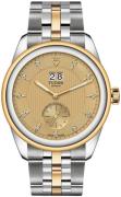 Tudor Herreklokke M57103-0006 Glamour Double Date Gulltonet/Gulltonet