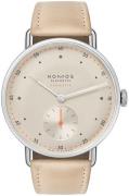 Nomos Glashütte N-1107 Metro Beige/Lær Ø38.5 mm