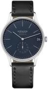 Nomos Glashütte Herreklokke N-363 Orion Blå/Lær Ø40.5 mm