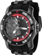 Invicta Herreklokke 40358 Star Wars Sort/Plast Ø48 mm