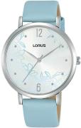 Lorus Dameklokke RG297TX9 Ladies Sølvfarget/Lær Ø36 mm