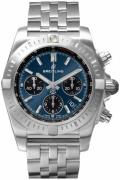 Breitling Herreklokke AB0115101C1A1 Chronomat 44 Blå/Stål Ø44 mm