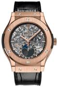 Hublot Herreklokke 517.OX.0180.LR Classic Fusion Skjelettkuttet/Lær