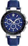 Versace Herreklokke VFG020013 Mystique Sport Blå/Lær Ø46 mm