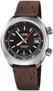 Oris Herreklokke 01 733 7737 4054-07 5 19 45 Motor Sport Sort/Lær