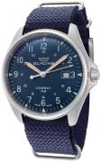 Glycine Herreklokke GL0457 Combat Blå/Lær Ø43 mm