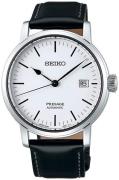 Seiko Herreklokke SPB113J1 Presage Hvit/Lær Ø39.9 mm