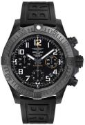 Breitling Herreklokke XB0170E41B1S1 Avenger Hurricane Sort/Gummi Ø50