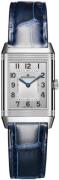 Jaeger LeCoultre Dameklokke 2668432 Reverso Classic Sølvfarget/Lær