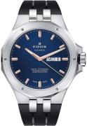 Edox Herreklokke 88005-3CA-BUIR Delfin Blå/Gummi Ø43 mm