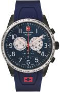 Swiss Alpine Military Herreklokke 7082.9875 Hornet Chrono Blå/Gummi