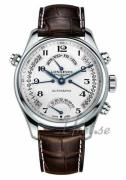 Longines Herreklokke L2.717.4.78.3 Master Sølvfarget/Lær Ø44 mm