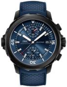 IWC Herreklokke IW379507 Aquatimer Blå/Gummi Ø45 mm