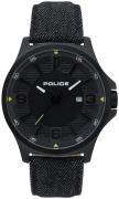 Police Herreklokke PL15384JSB.02 Sort/Lær Ø44 mm