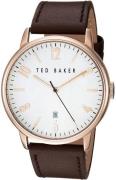 Ted Baker Herreklokke 10030651 Daniel Hvit/Lær Ø43 mm