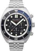 Duxot Herreklokke DX-2027-22 Tortuga Sort/Stål Ø45 mm