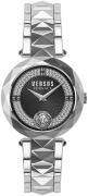 Versus by Versace Dameklokke VSPCD7720 Covent Garden Sort/Stål Ø36