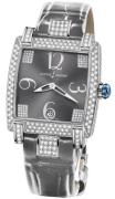 Ulysse Nardin Dameklokke 130-91FC-609 Ladies Caprice Grå/Lær Ø34 mm