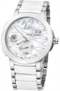 Ulysse Nardin Dameklokke 243-10-7-691 Ladies Executive Hvit/Stål