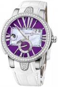 Ulysse Nardin Dameklokke 243-10B-30-07 Ladies Executive Lilla/Lær