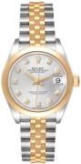 Rolex Dameklokke 279163-0007 Lady-Datejust 28 Sølvfarget/18 karat