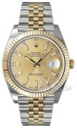 Rolex Herreklokke 126333-0010 Datejust41 Gulltonet/18 karat gult gull