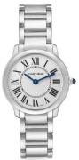 Cartier Dameklokke WSRN0033 Ronde Must Sølvfarget/Stål Ø29 mm