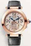 Cartier Herreklokke WHPA0010 Pasha De Sølvfarget/Lær Ø41 mm