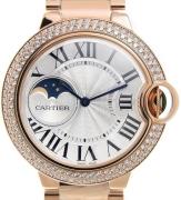 Cartier Dameklokke WJBB0025 Ballon Blue Sølvfarget/18 karat rosé