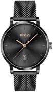 Hugo Boss Herreklokke 1513810 Sort/Stål Ø42 mm