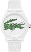 Lacoste Herreklokke 2011039 Hvit/Gummi Ø42 mm