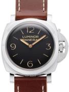 Panerai Herreklokke PAM00372 Historic Luminor 1950 3 Days Sort/Lær