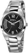 Breil Gap Dameklokke TW1402 Sort/Stål Ø36 mm