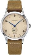 Longines Heritage 1945 Herreklokke L2.813.4.66.2 Beige/Lær Ø40 mm