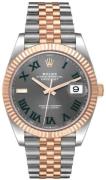 Rolex Datejust 41 Herreklokke 126331-0016 Grå/18 karat rosé gull