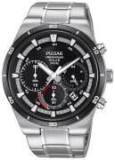 Pulsar Sport Herreklokke PZ5041X1 Sort/Stål Ø44 mm