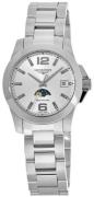 Longines Conquest Ladies Dameklokke L3.381.4.76.6 Sølvfarget/Stål