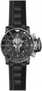 Invicta Marvel Dameklokke 34923 Sort/Gummi Ø46 mm