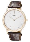 Citizen Leather Herreklokke AR1113-04A Hvit/Lær Ø39 mm