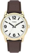 Timex Easy Reader Herreklokke TW2U71500 Hvit/Lær Ø38 mm