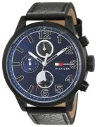 Tommy Hilfiger Jackson Herreklokke 1791241 Blå/Lær Ø44 mm