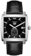 TAG Heuer Monaco WAW131A.FC6177 Sort/Lær