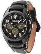 Timberland Rollins Herreklokke TBL14477JSB.02 Sort/Lær Ø46 mm