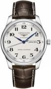 Longines Master Herreklokke L2.920.4.78.5 Sølvfarget/Lær Ø42 mm